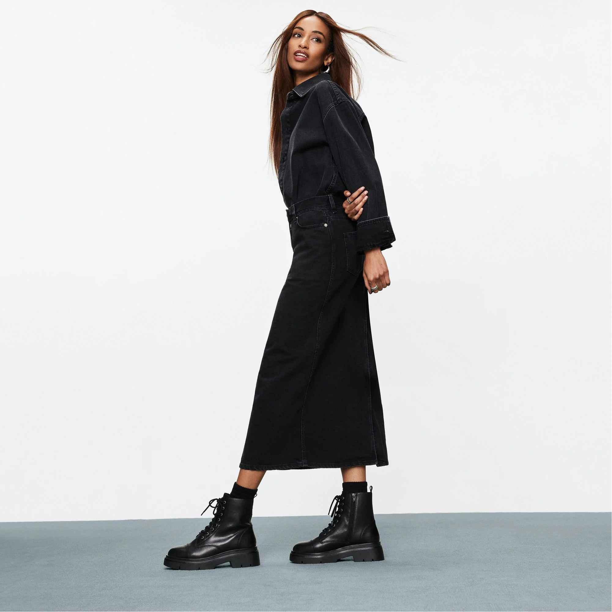 Marthia - Combat ankle boot, Black - ALDO