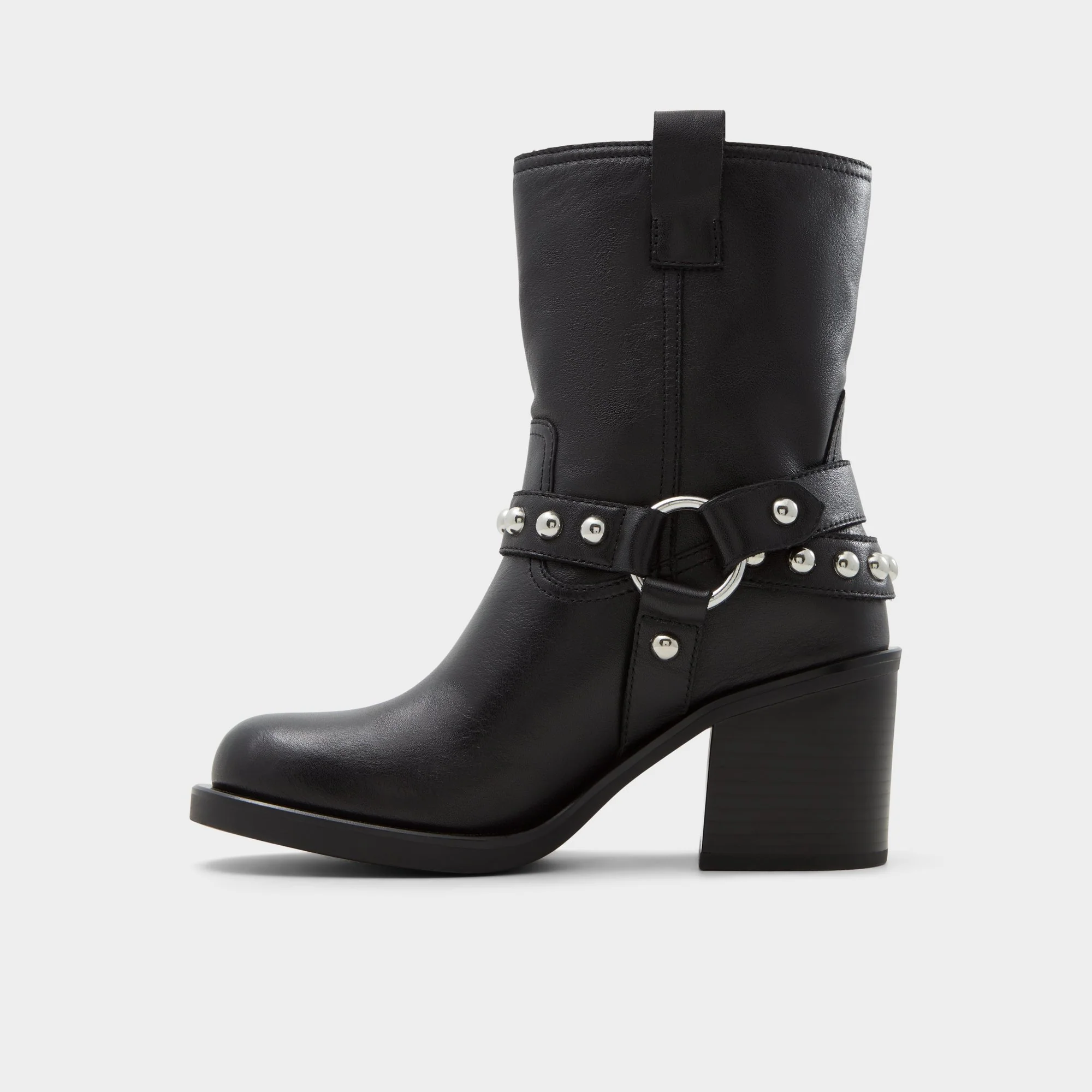 Albai - Motorcycle ankle boot, Black - ALDO