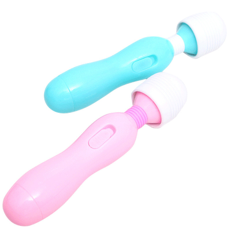 Female electric vibrating massage mini AV stick.