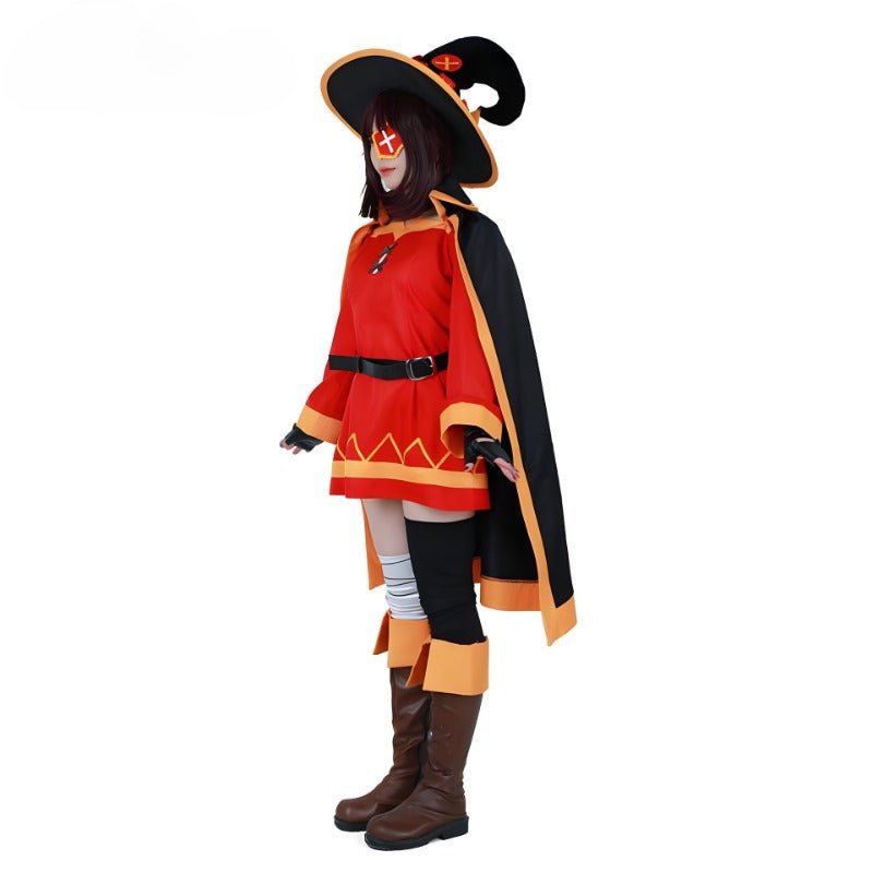 KonoSuba: ¡Bendición de Dios en este Mundo Maravilloso! Traje de Cosplay de Megumin - Fantasia Cosera