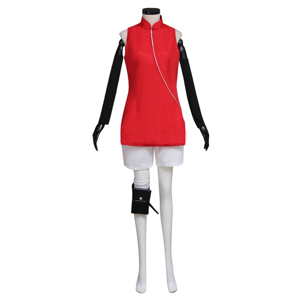 Traje de Cosplay de Naruto Sakura – Auténtico Atuendo Ninja para Fans de Anime - Fantasia Cosera