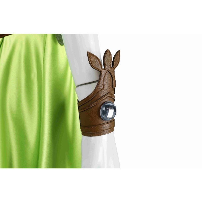 Traje de Nophica de FF14 Cosplay - Vestido Largo Verde para Halloween y Fiestas - Fantasia Cosera