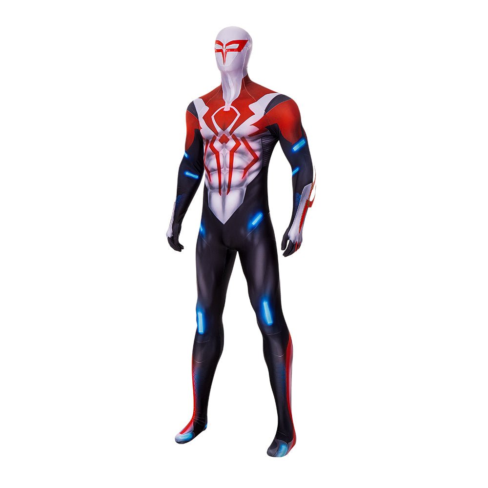 Traje de Cosplay Spider-Man 2099 Miguel O'Hara - Premium V2/V3 para Hombres, Disfraz de Marvel para Eventos y Halloween - Fantasia Cosera