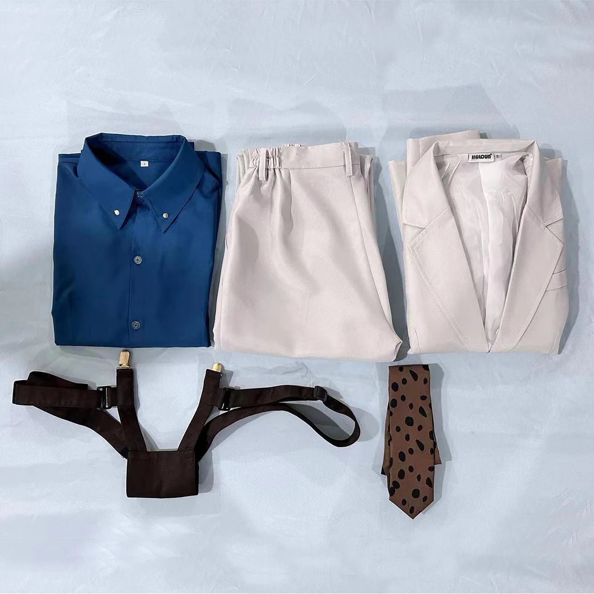 Traje de Cosplay de Nanami Kento Jujutsu Kaisen Manga Anime Peluca Chaleco Pantalones Uniforme Rosa Sintético Halloween Navidad - Fantasia Cosera