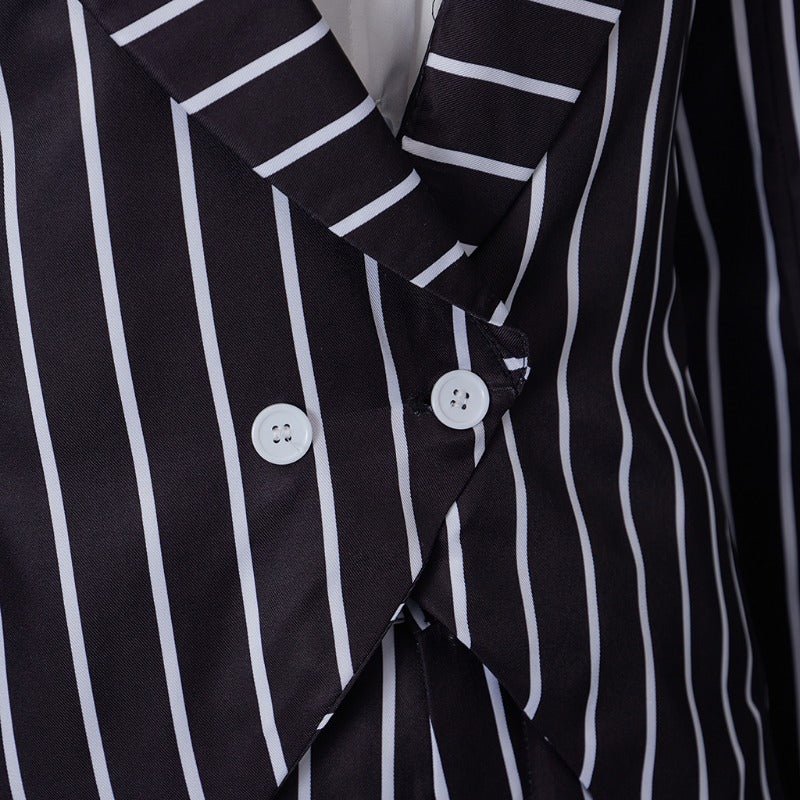 Traje de Cosplay de Jack Skellington - Chaqueta y Pantalones para Halloween - Fantasia Cosera