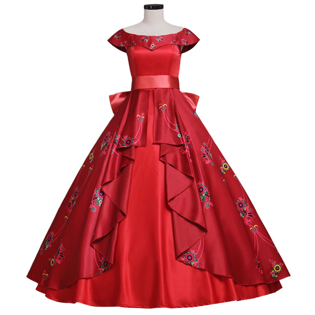 Vestido de Cosplay de Elena de Avalor | Disfraz para Mujeres Adultas en Halloween y Eventos Disney - Fantasia Cosera