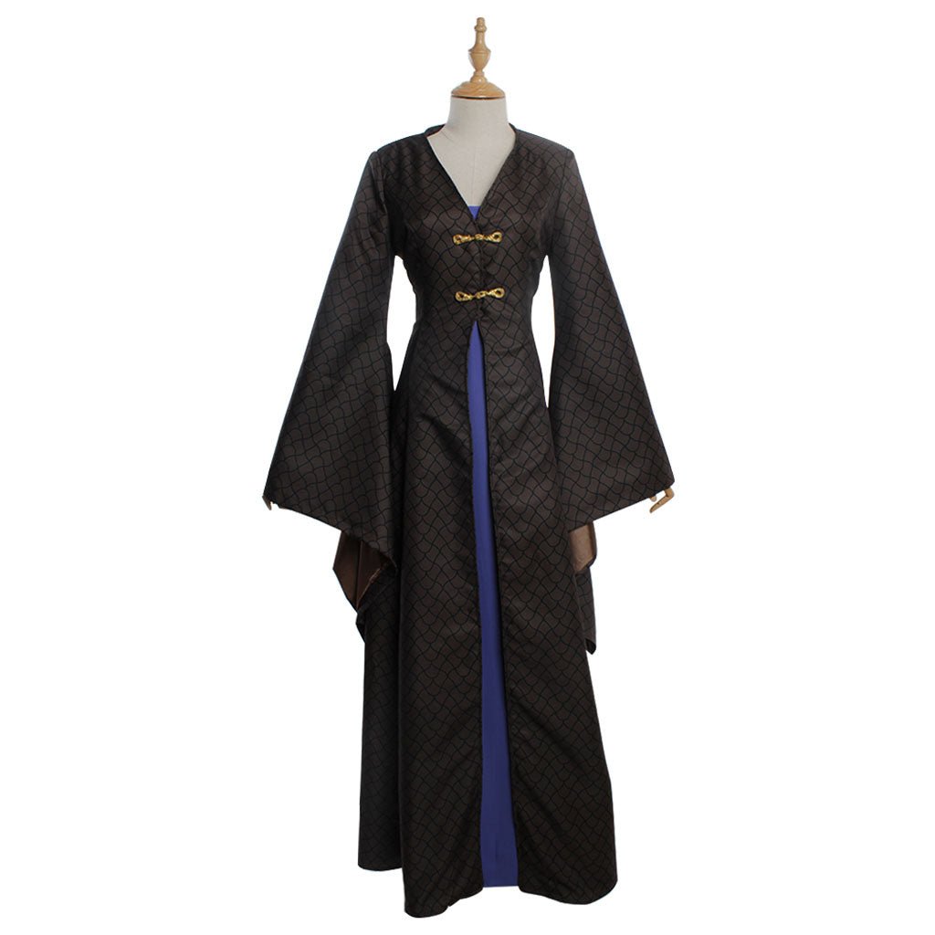 Vestido Medieval Sansa Cosplay Mujer - Disfraz Halloween Fiesta - Fantasia Cosera