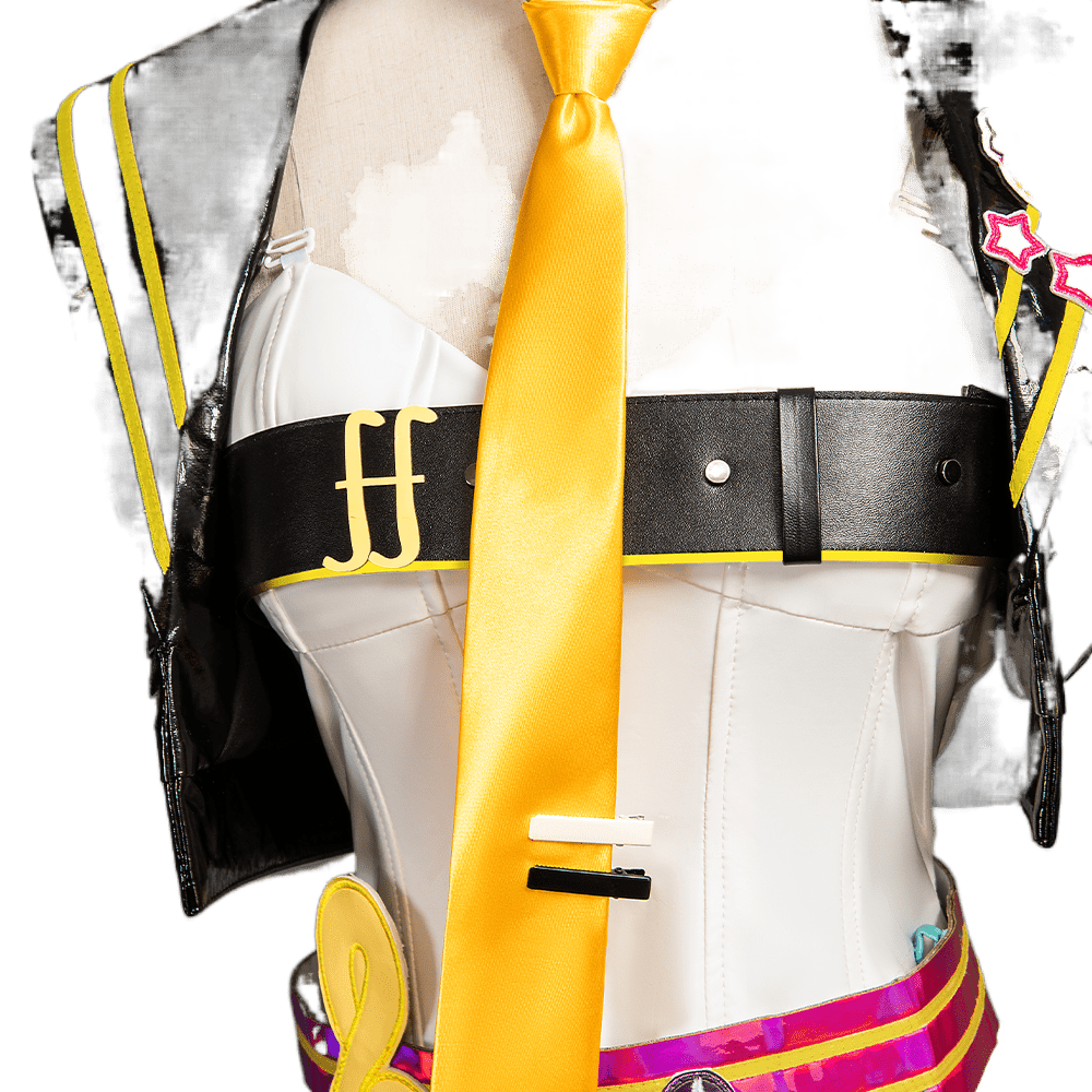 Trajes de Cosplay de Len y Rin de Muse Dash | Outfits de Escenario de Project Mirai Sekai | Conjunto Completo para Halloween - Fantasia Cosera