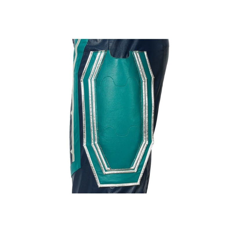 Traje de Cosplay de Yon Rogg Capitana Marvel Fuerza Estelar - Piel Sintética Premium - Fantasia Cosera