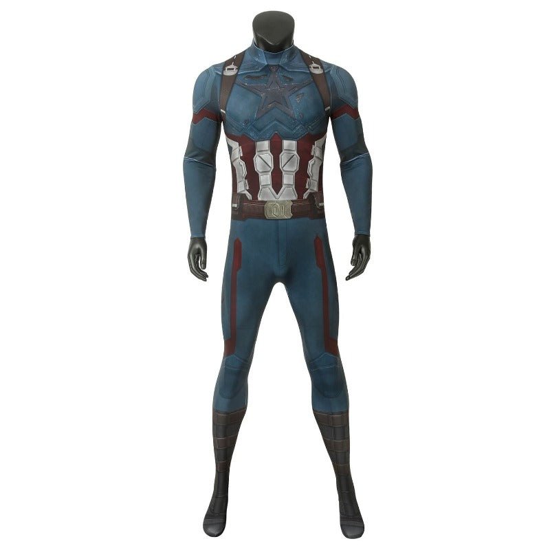 Traje de Cosplay de Capitán América de Avengers Infinity War para Adultos - Fantasia Cosera