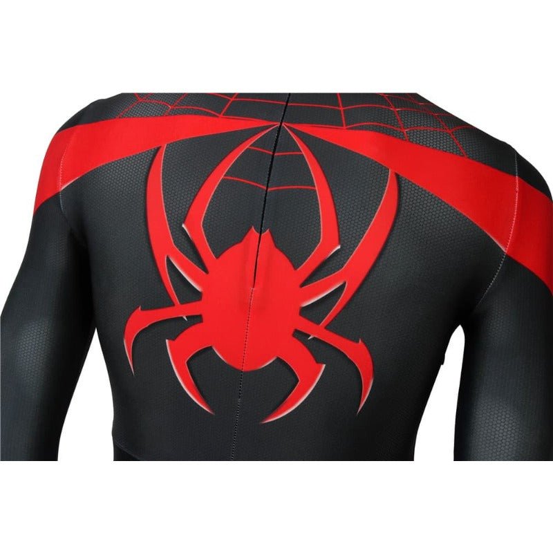 Traje de Cosplay de Miles Morales Spider-Man 3D en Spandex para Halloween - Fantasia Cosera