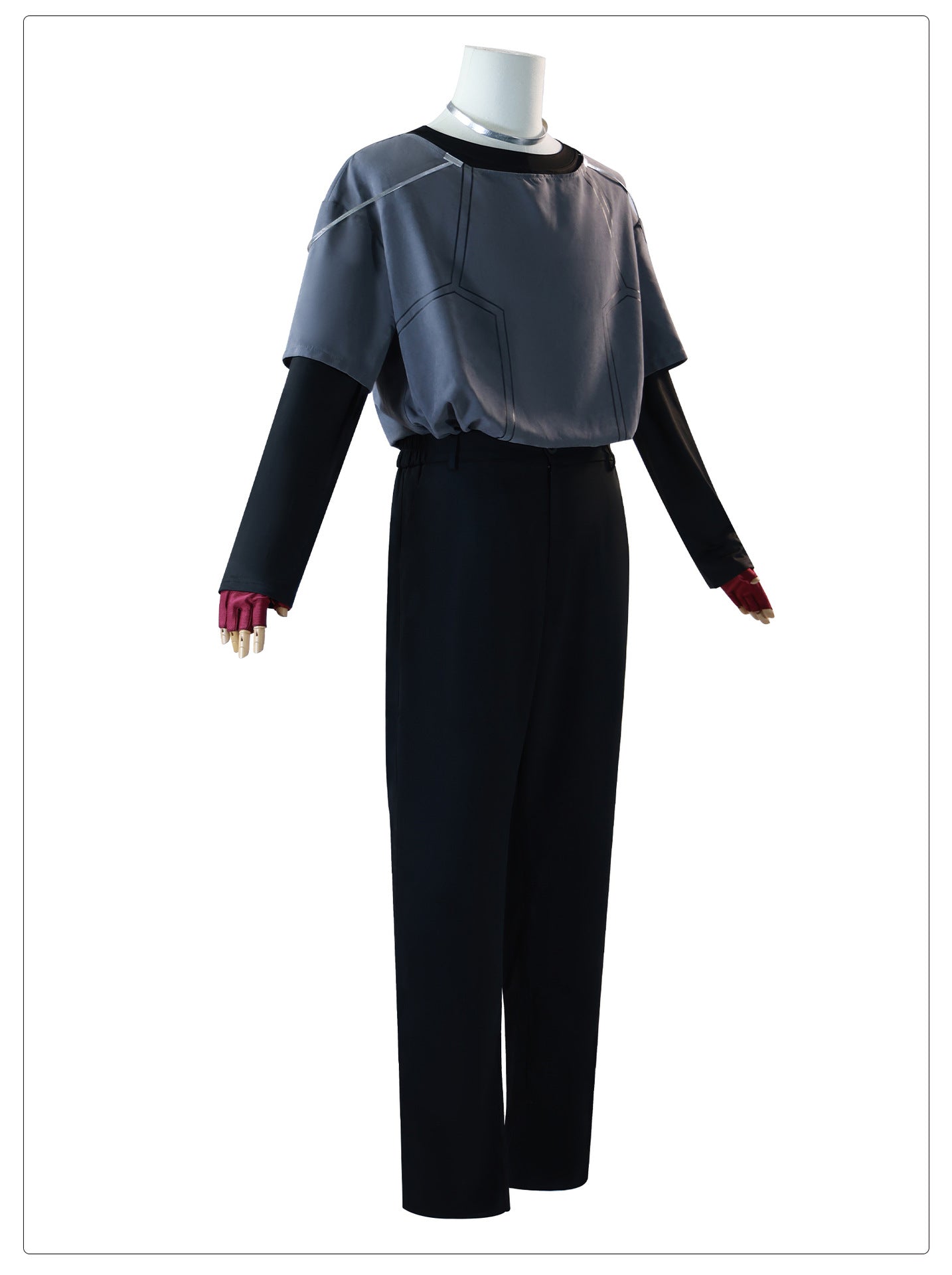 Traje de Cosplay Alien Stage R7 TILL Gris - Outfit Oficial de Anime - Fantasia Cosera