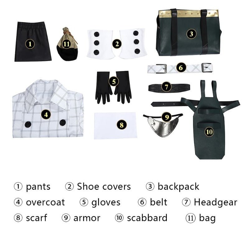 Disfraz de Cosplay de Sephiroth de FF7 Ever Crisis - Abrigo Blanco de Alta Calidad para Halloween y Fiestas - Fantasia Cosera