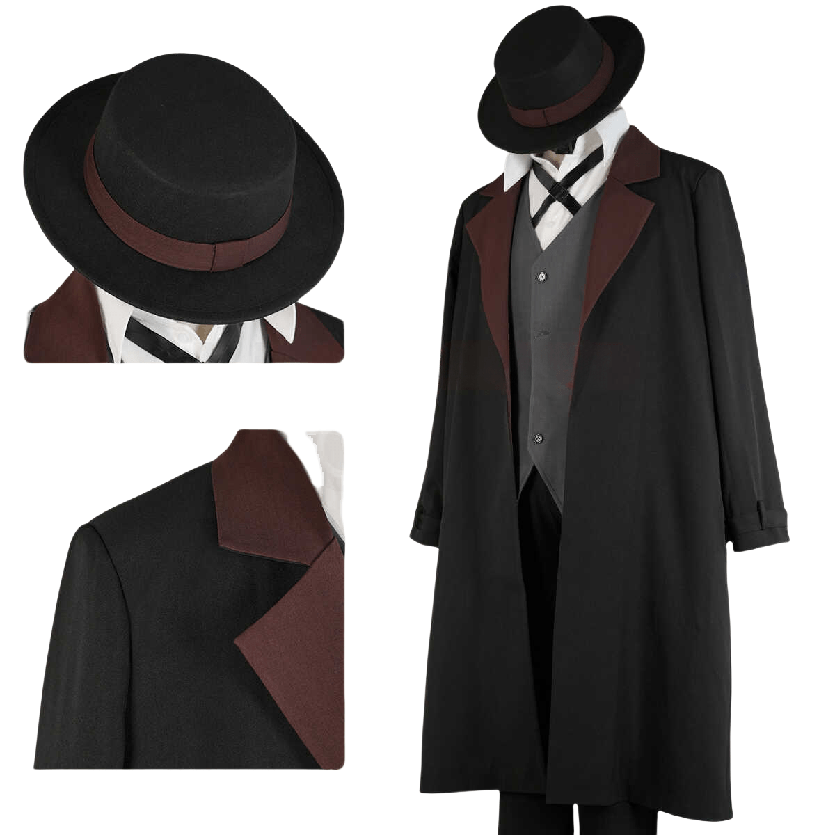 Traje de Cosplay de Chuuya Nakahara - Bungo Stray Dogs - Fantasia Cosera
