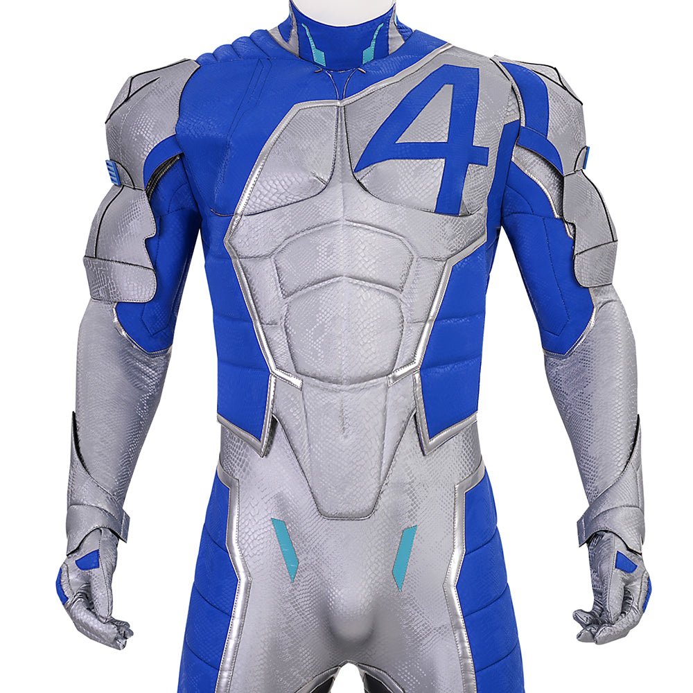 Traje de Cosplay de Mr. Fantastic de Marvel Contest of Champions - Fantasia Cosera