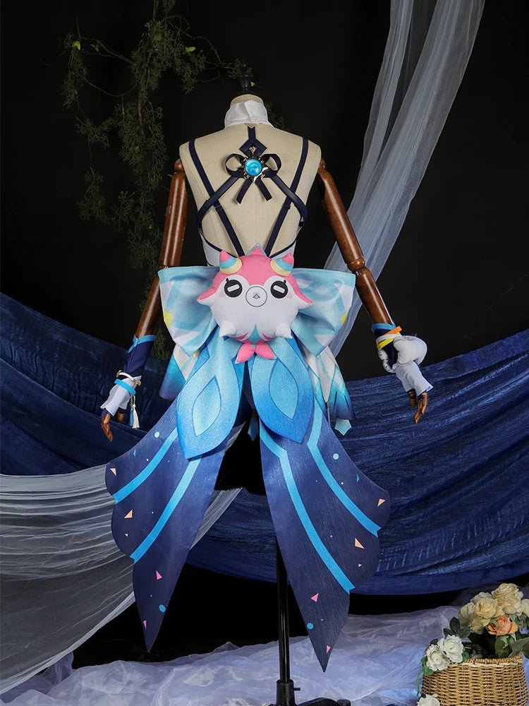 Traje de Cosplay Mualani Splish Splash Wavechaser de Genshin Impact para Mujer - Fantasia Cosera