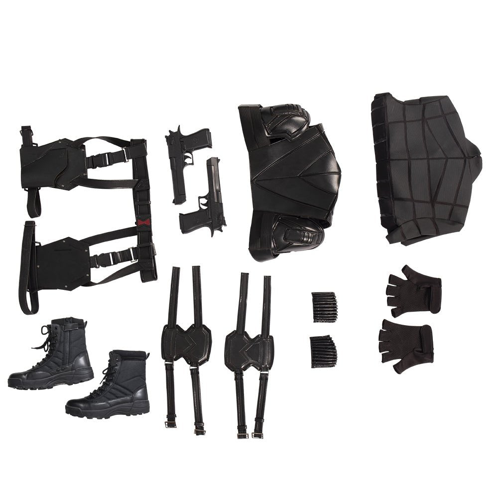 Traje de Combate Negro de Yelena Belova para Mujeres – Ajuste Personalizado, Halloween - Fantasia Cosera
