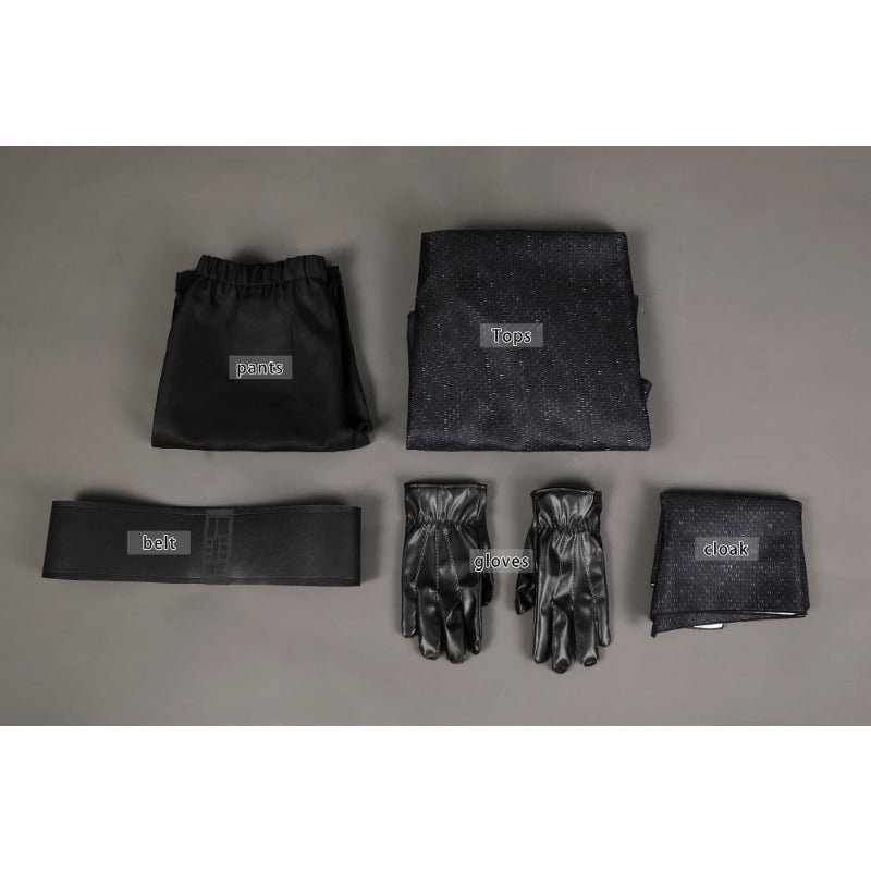 Traje de Kylo Ren para Adultos - Capa Negra y Máscara de Caballero Maestro - Fantasia Cosera