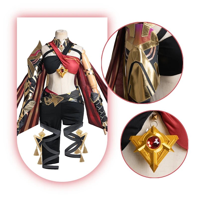 Traje de Cosplay Dehya Genshin Impact para Mujer, Uniforme de Carnaval, Disfraz para Fiesta de Halloween - Fantasia Cosera