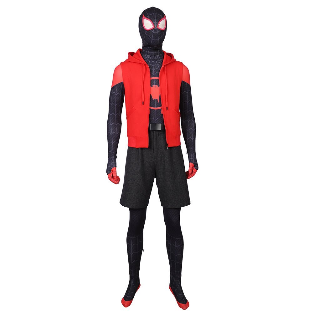 Traje de Cosplay de Spider-Man: Into the Spider-Verse para Hombres - Fantasia Cosera