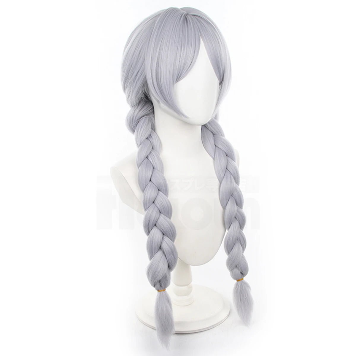 Peluca de Cosplay Frieren Más Allá del Fin del Viaje Anime Cabello Trenzado Rosa Ajustable Fibra Sintética Regalo Navidad - Fantasia Cosera