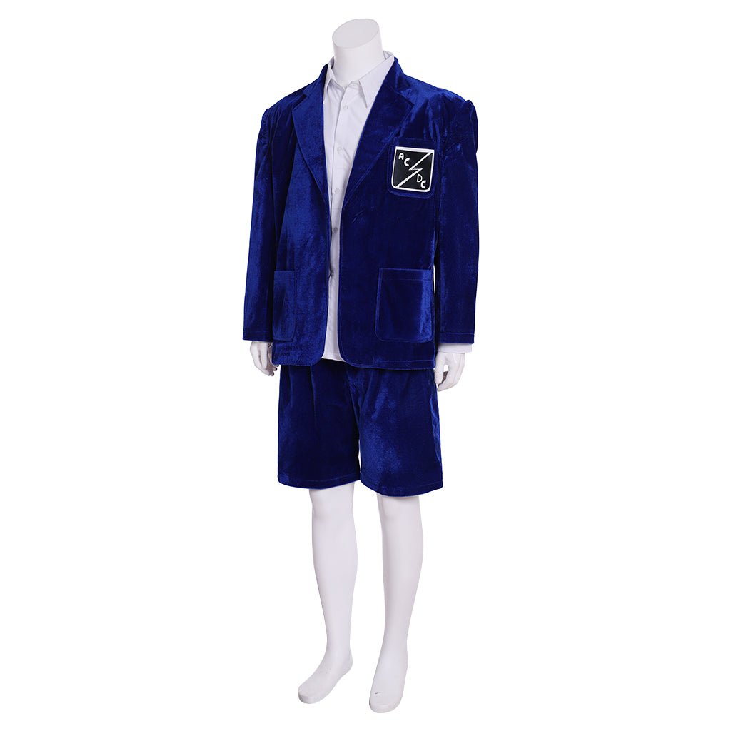 Traje de Cosplay de Angus Young de AC/DC para Hombres/Mujeres | Uniforme Escolar Blazer - Fantasia Cosera