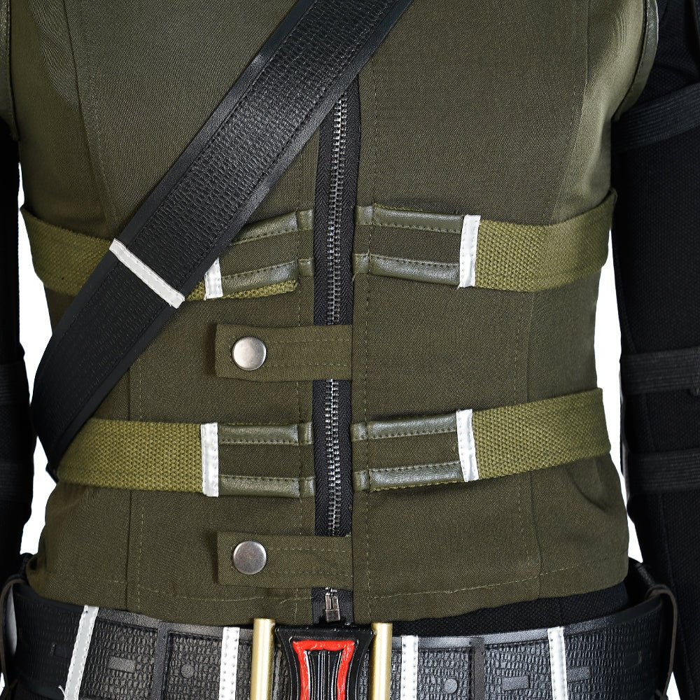 Traje de Cosplay Yelena Belova Thunderbolts - Atuendo Precisa de la Película - Fantasia Cosera