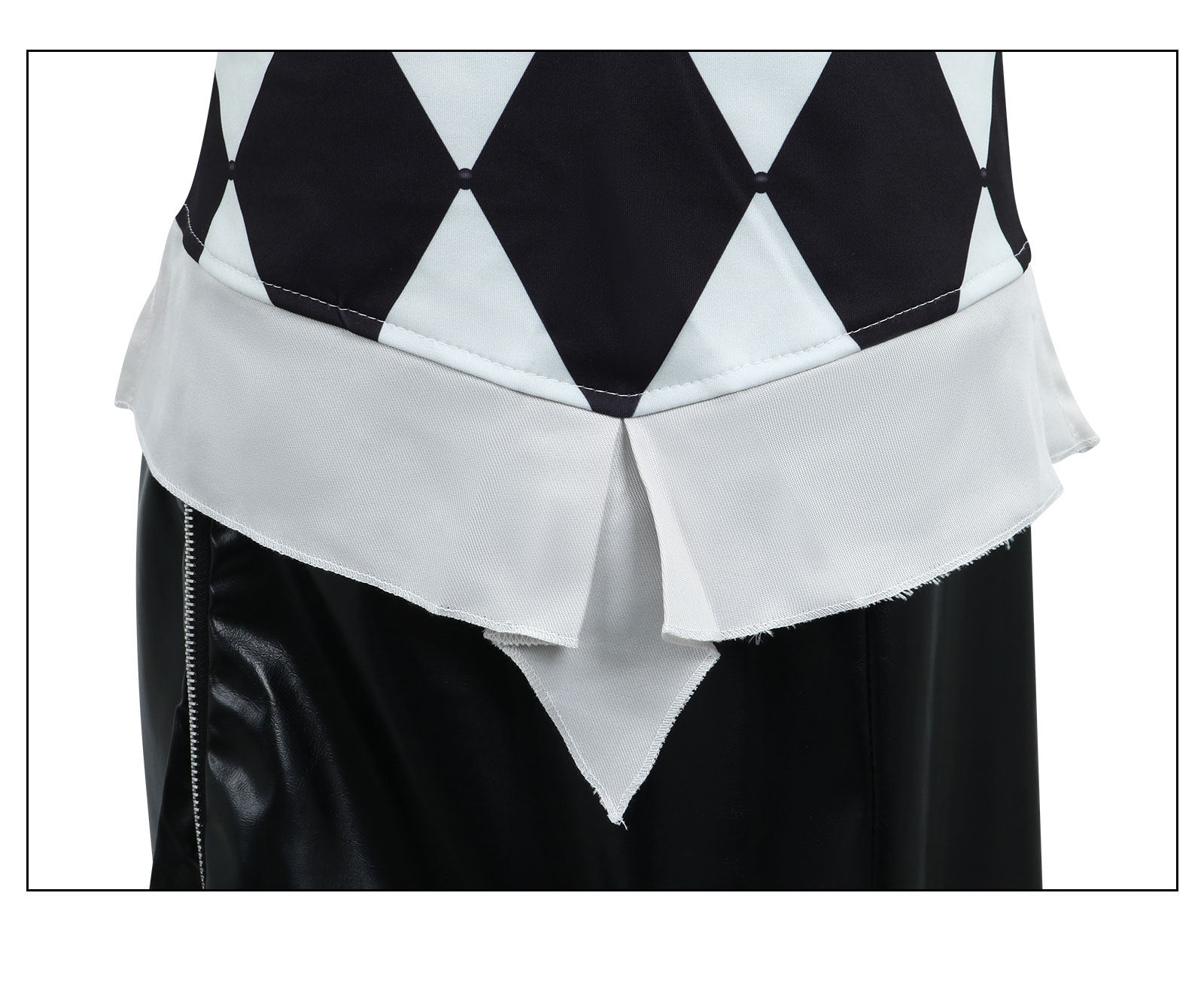 Traje de Cosplay de Harley Quinn Doble Delusión Joker 2 para Halloween - Fantasia Cosera