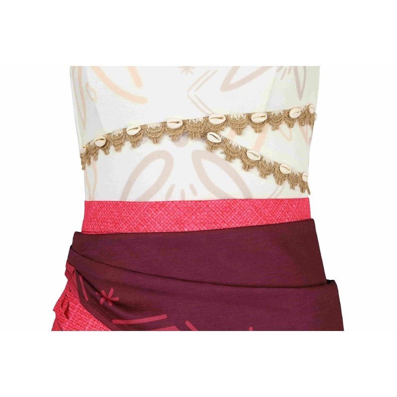 Conjunto de Cosplay de Moana 2 para Mujer - Traje para Escenario de Romance Oceánico - Fantasia Cosera