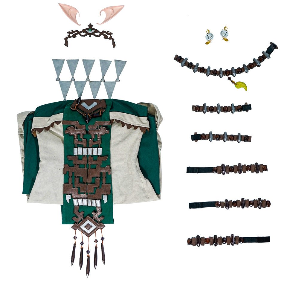 La Leyenda de Zelda: Lágrimas del Reino - Princesa Zelda Vestido Blanco Traje Cosplay - Fantasia Cosera