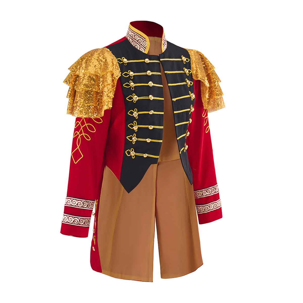 Uniforme de Oficial Rojo para Mujer – Disfraz de Cosplay de Estilo Militar Anime Premium - Fantasia Cosera