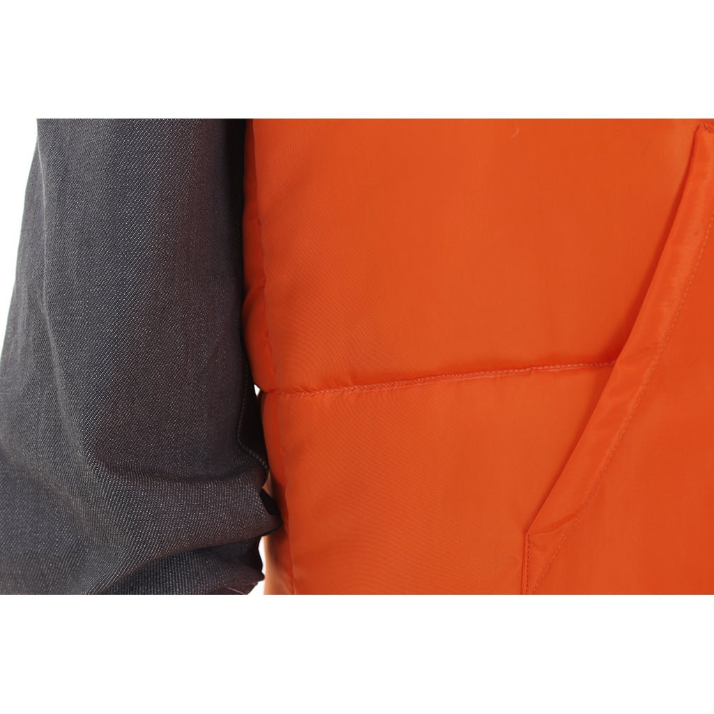 Traje de Cosplay de Regreso al Futuro - Chaqueta en Naranja, Blanco y Rojo - Fantasia Cosera