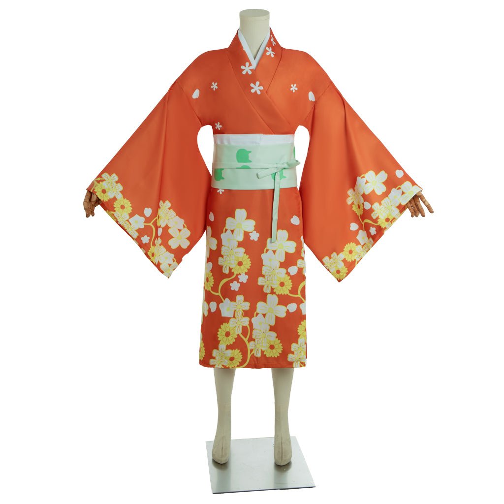 Traje de Cosplay de Hiyoko Saionji - Kimono Japonés para Mujer de Danganronpa - Fantasia Cosera