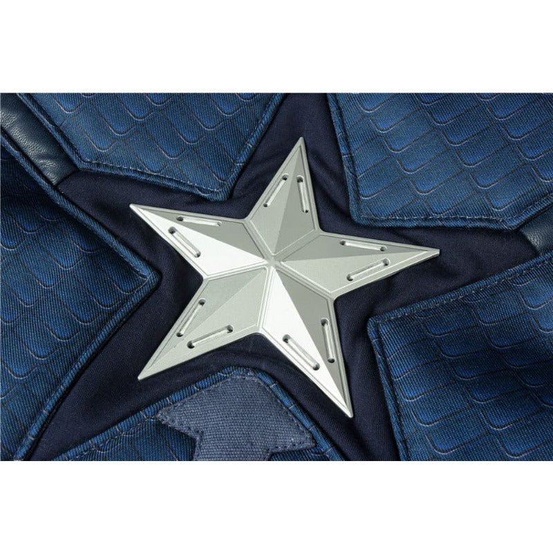 Disfraz de Cosplay de Steven Rogers Capitán América - Uniforme de Héroe para Halloween - Fantasia Cosera