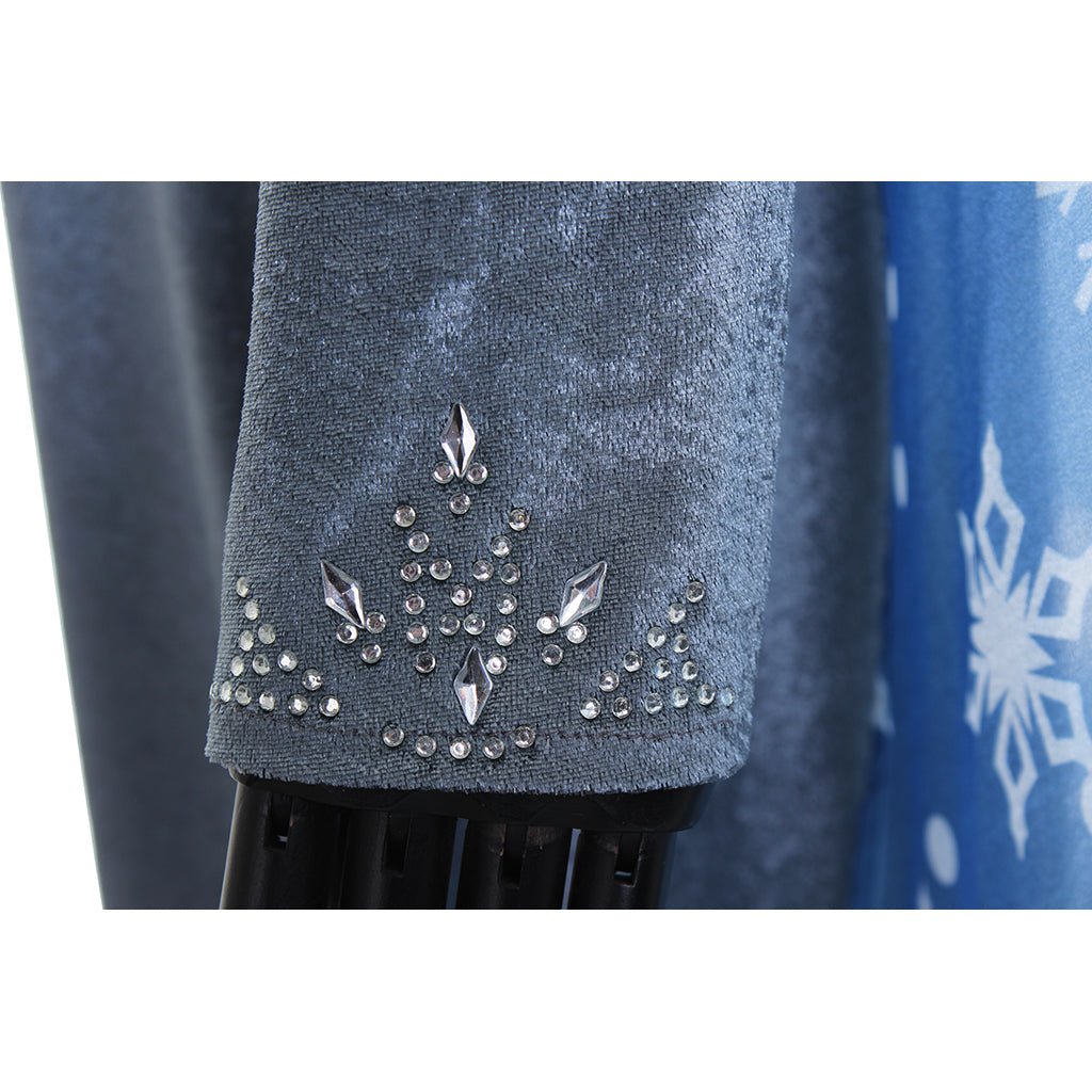 Vestido de Terciopelo de Elsa de Frozen | Disfraz de Cosplay para Mujeres para Halloween - Fantasia Cosera