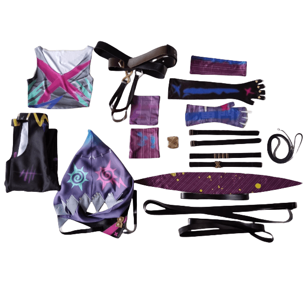 Traje de Cosplay de Jinx de Arcane League of Legends - Calidad Premium - Fantasia Cosera