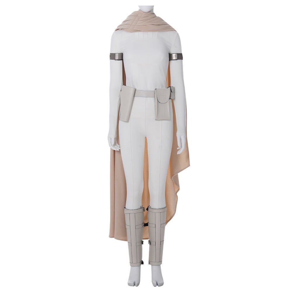 Traje de Cosplay de Padmé Amidala de Star Wars Legion - Conjunto Completo con Zapatos - Fantasia Cosera