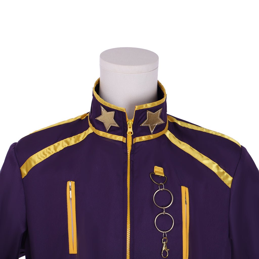 Chaqueta Abrigo Jotaro Kujo de JoJo's Bizarre Adventure para Cosplay de Fans de Anime - Fantasia Cosera