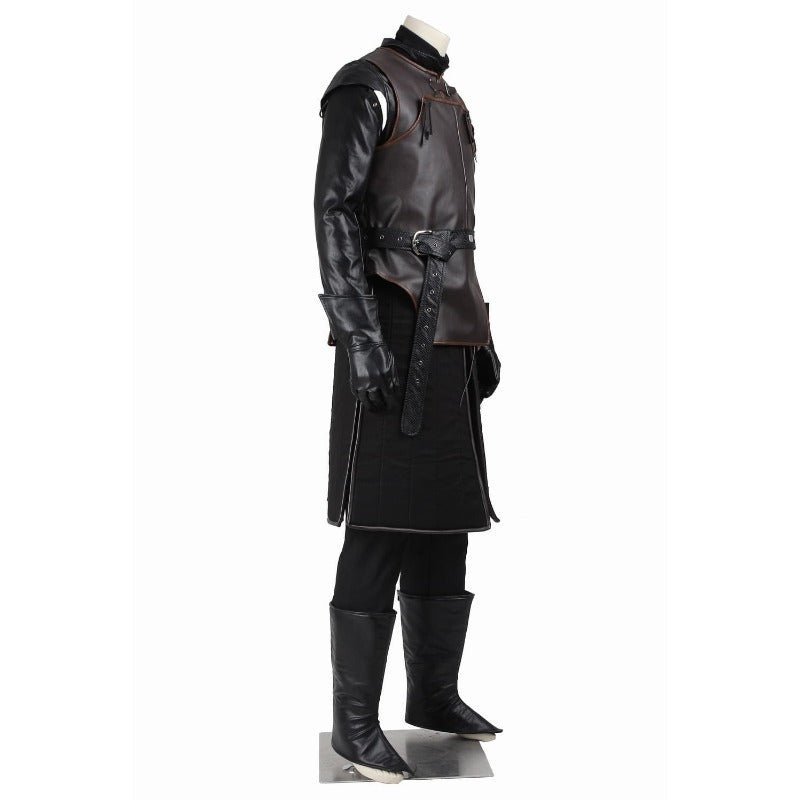 Disfraz de Jon Snow para Hombres - Traje de la Guardia de la Noche para Halloween y Carnaval - Fantasia Cosera