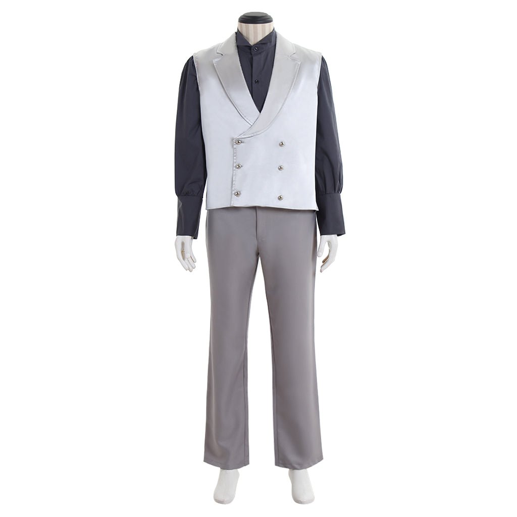 Traje de Cosplay de Drácula de Bram Stoker – Conjunto Completo de Vampiro para Hombres - Fantasia Cosera