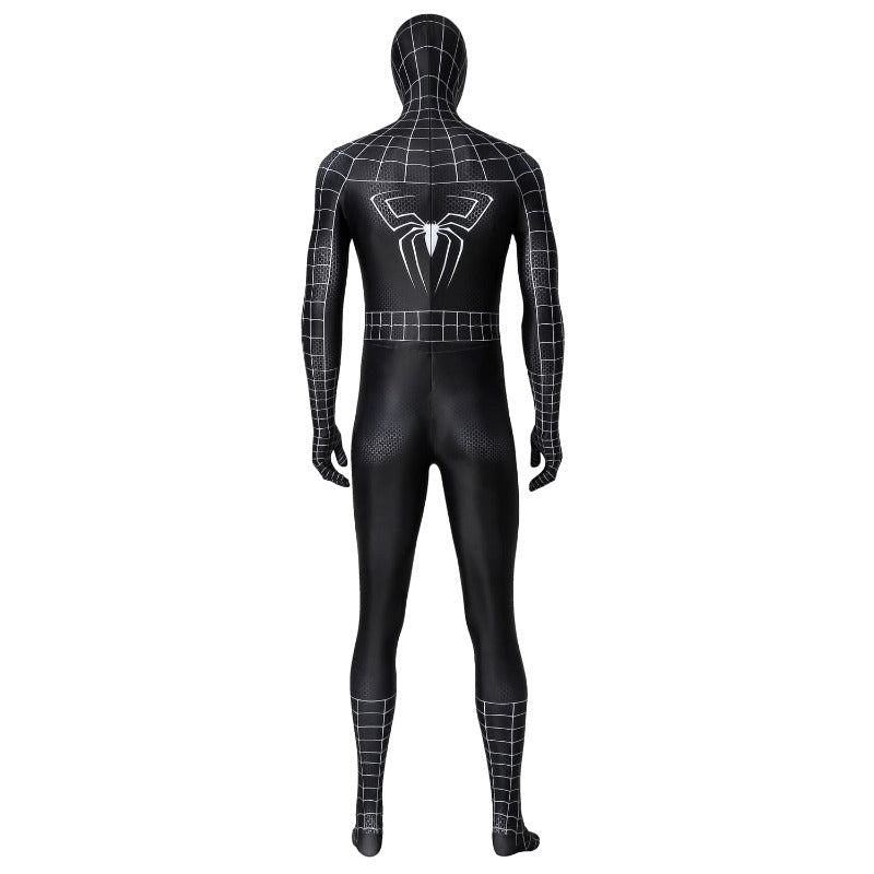 Traje de Venom Spider-Man Simbiote Negro Marvel Spider-Man 3 Cosplay - Fantasia Cosera