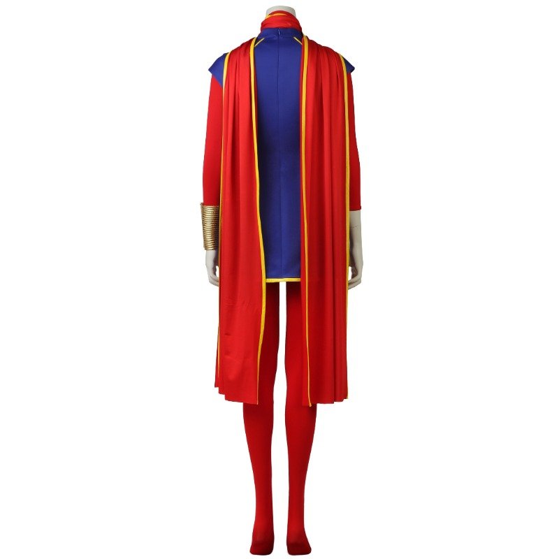 Traje de Cosplay de Kamala Khan - Mono y Capa para Mujeres para Halloween y Fiestas - Fantasia Cosera