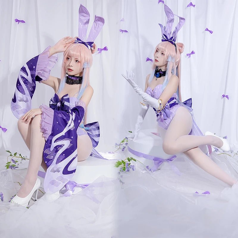 Traje de Cosplay de Kokomi Coneja Genshin Impact - Estilo A y B - Fantasia Cosera