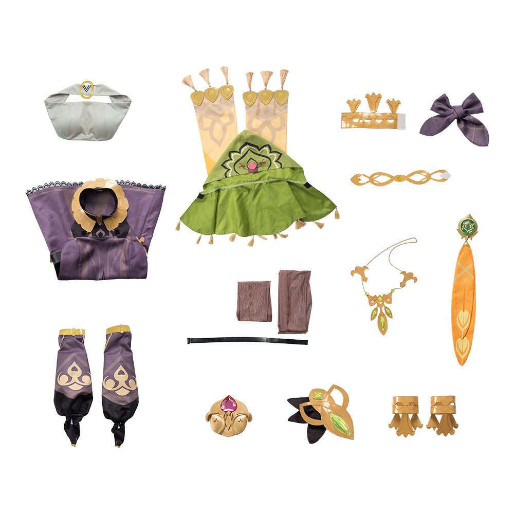 Traje de Cosplay de Collei de Genshin Impact para Fans – Diseño Auténtico Inspirado en el Anime - Fantasia Cosera