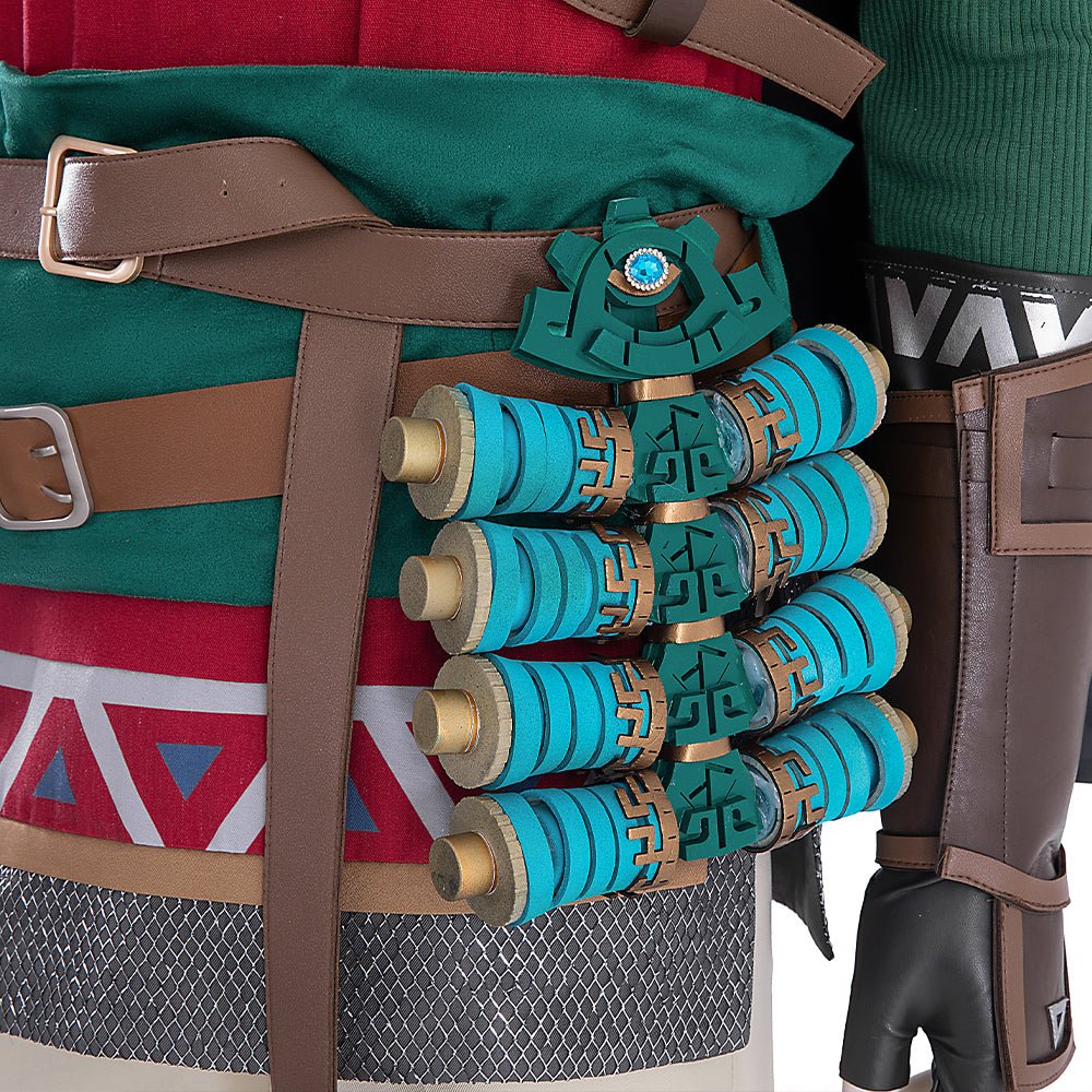 The Legend of Zelda: Lágrimas del Reino - Link (Túnica Hyliana) Disfraz de Cosplay - Fantasia Cosera