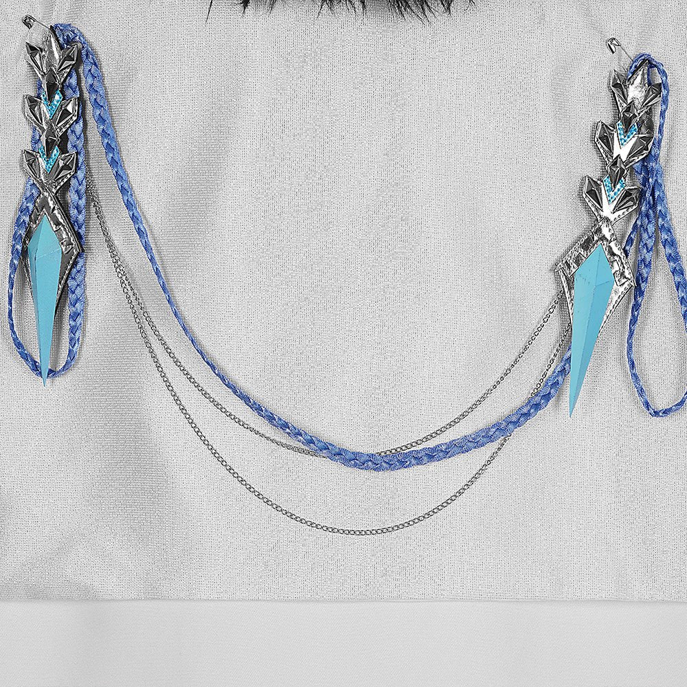 Traje de Genshin Impact Fatui Cloak para Pierr Pantalone Tartaglia Harlequin Doctor Sandrone Columbina Regretor - Fantasia Cosera