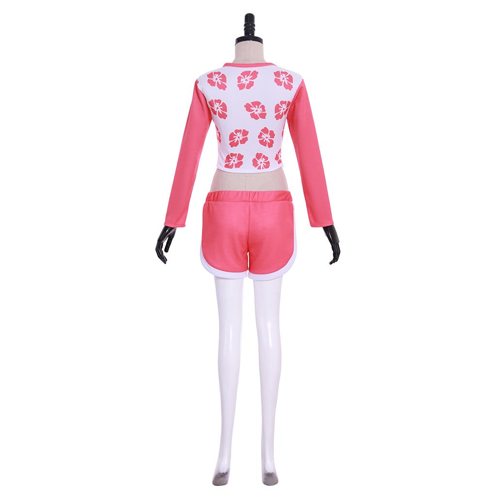 Traje de Cosplay de D.Va Hana Song Waveracer | Vestido de Baño Rosa de Overwatch - Fantasia Cosera