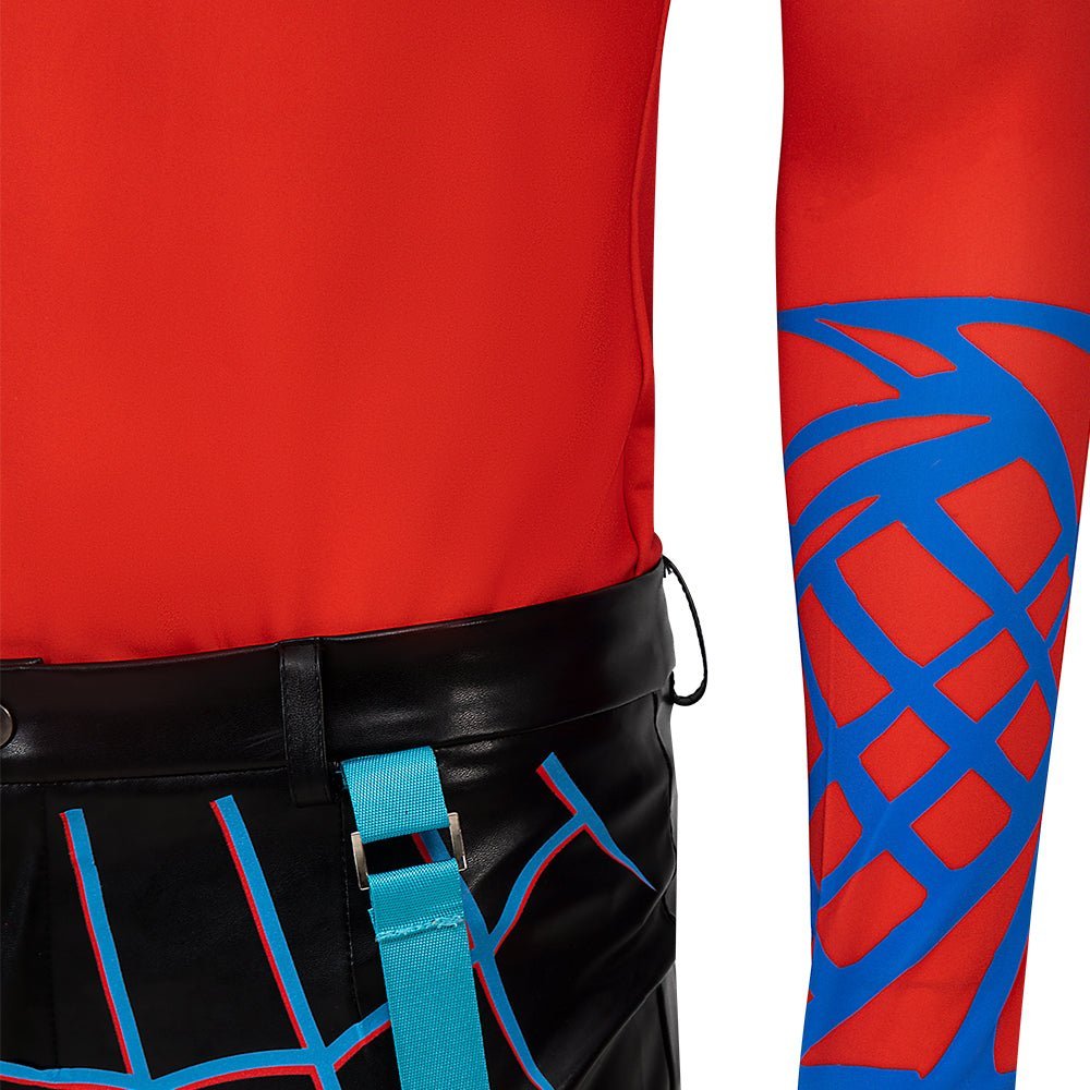 Traje de Cosplay Punk Spider-Man (Hobie) de Spider-Man: A Través del Spider-Verso - Fantasia Cosera