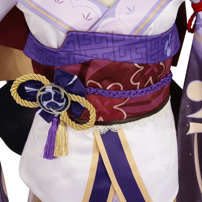 Traje de Cosplay de Baal de Genshin Impact - Raiden Shogun para Halloween Mujer - Fantasia Cosera