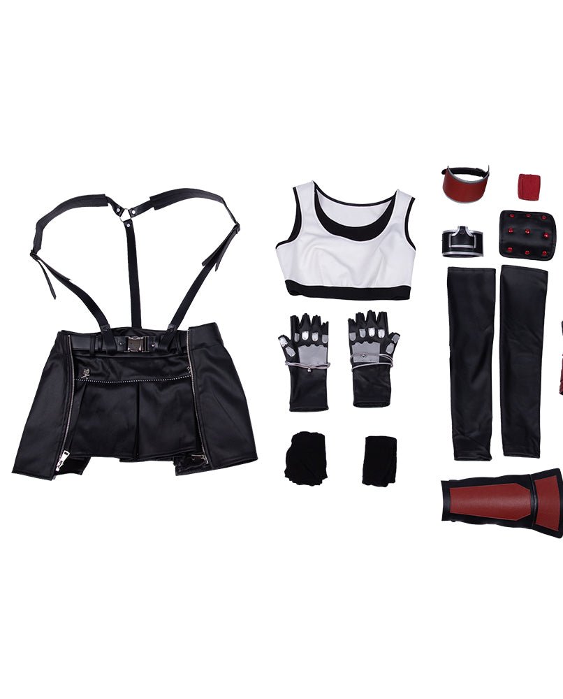 Traje de Cosplay de Tifa Nueva Versión Final Fantasy VII Remake - Outfit de Juego de Alta Calidad - Fantasia Cosera